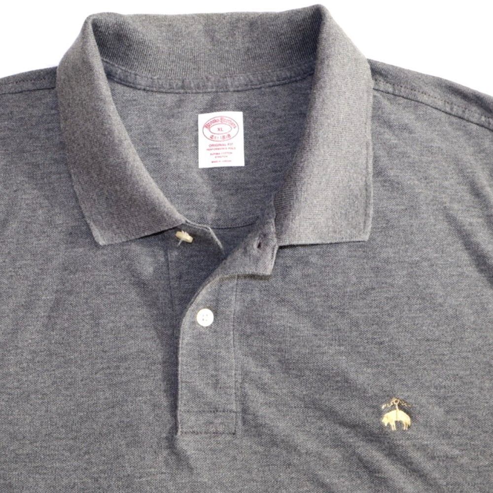 Brooks Brothers Gray XL Polo Shirt